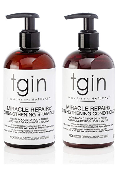 Tgin ثنائي شامبو وبلسم ميراكل ريبيركس لتقوية الشعر التالف من تيجين - للشعر - ...