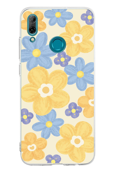 TechTree حافظة سيليكون ناعمة متوافقة مع هاتف هواوي بي سمارت 2019 مطبوع