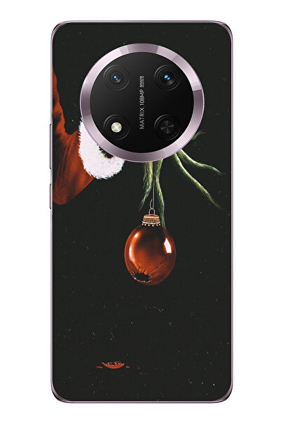 TechTree حافظة سيليكون متوافقة مع هاتف Honor Magic 7 Lite باللون الأخضر وكرة ...