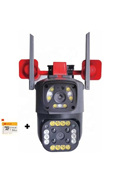 OEM Dual WiFi Camera with Horns 8Mp, 4K, PTZ