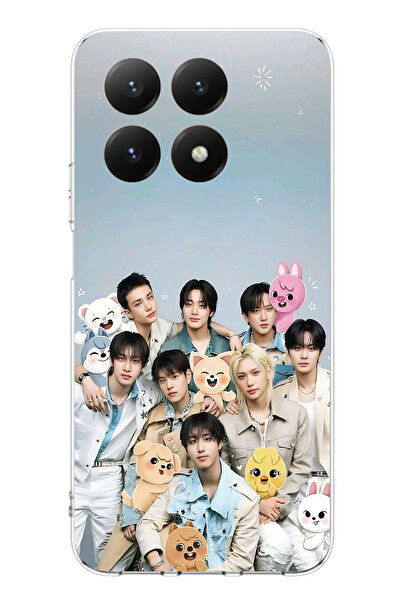 TechTree حافظة سيليكون مطبوع متوافقة مع Xiaomi Mi 15T PRO ذات طابع K-Pop Grou...