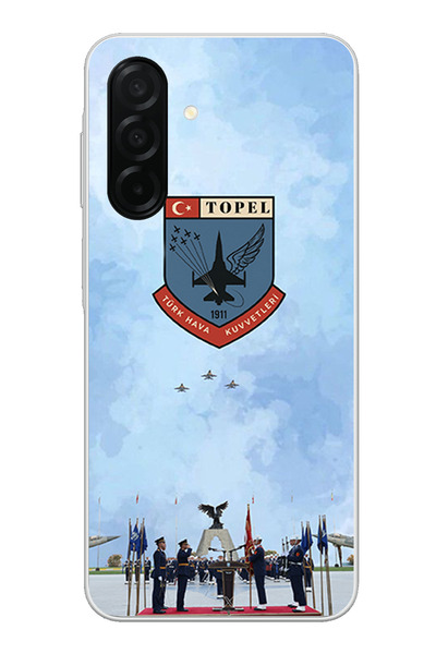 TechTree حافظة سيليكون متوافقة مع هاتف سامسونج جالاكسي A26 من القوات الجوية ا...