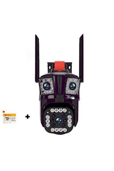 OEM Triple WiFi Surveillance Camera with 3 Lenses