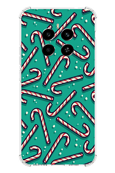 TechTree حافظة سيليكون مطبوع متوافقة مع هاتف Realme 12 4G-12 Plus مزودة بعصا ...