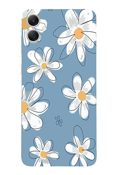 TechTree حافظة سيليكون متوافقة مع هاتف سامسونج جالاكسي A05 باللون الأزرق ديزي...