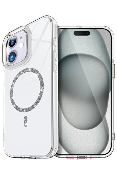 NewFace غطاء SPTRNS Apple iPhone 11 Live Diamond Magsafe (165905) - شفاف