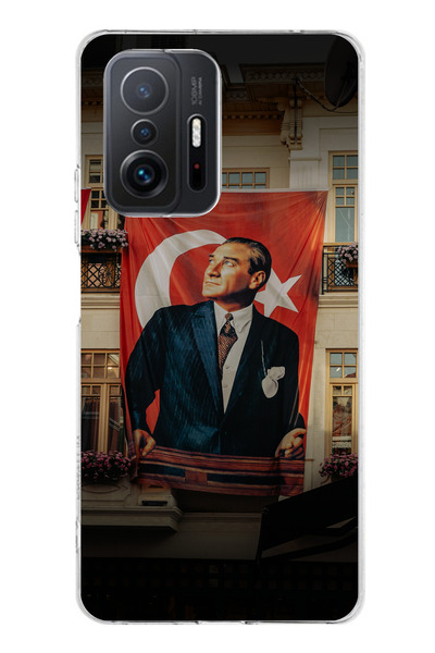 TechTree حافظة سيليكون متوافقة مع هاتف Xiaomi Mi 11T-11T PRO بتفاصيل العلم ال...