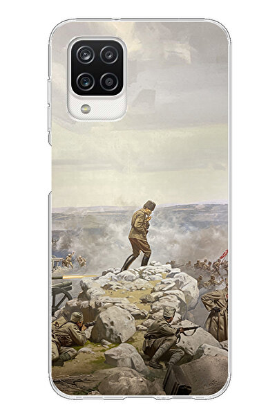 TechTree Samsung Galaxy A12-M12 Compatible Commander in Chief Independence Ataturk Printed Silicone Case