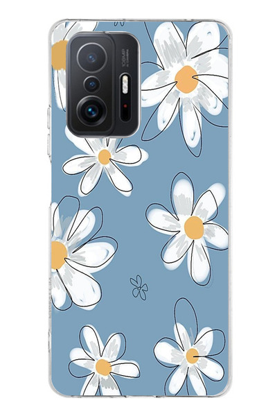 TechTree حافظة سيليكون متوافقة مع هاتف Xiaomi Mi 11T-11T PRO باللون الأزرق دي...