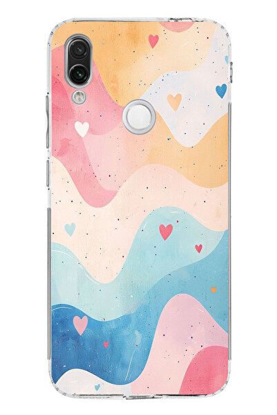 TechTree حافظة سيليكون متوافقة مع هاتف Redmi Note 7-7 PRO بألوان الباستيل ومم...