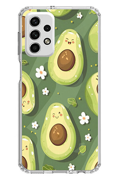 TechTree حافظة سيليكون متوافقة مع هاتف سامسونج جالاكسي A73 باللون الأخضر اللط...