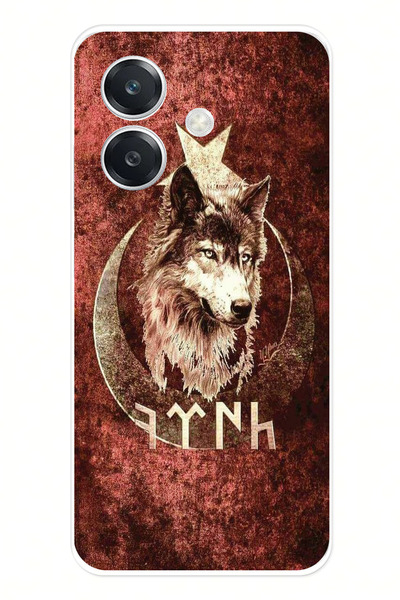 TechTree حافظة سيليكون مطبوع متوافقة مع هاتف OPPO A3 مع كتابة جوك ترك ونمط بو...