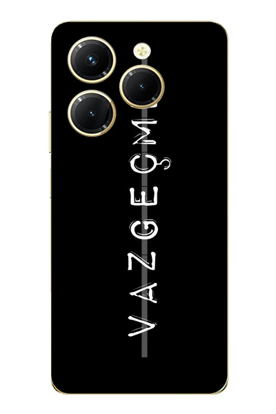 TechTree Tecno Spark 20 Pro Compatible Printed Silicone Case with Forget-Me-N...