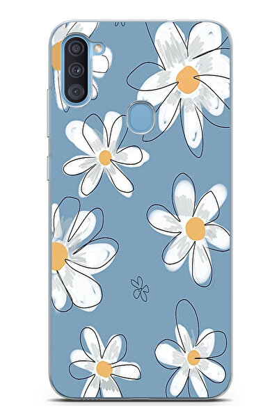 TechTree حافظة سيليكون متوافقة مع هاتف سامسونج جالاكسي A11-M11 باللون الأزرق ...