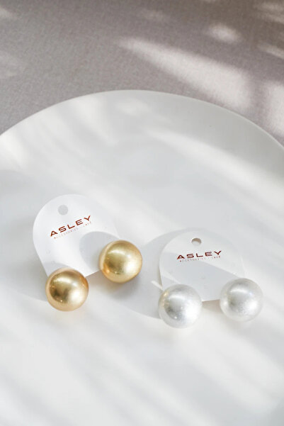 Asleyaccessories C Tasarım Mat Küpe