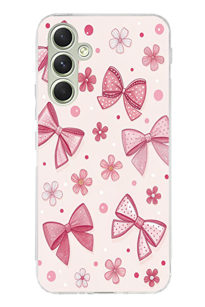 TechTree حافظة سيليكون متوافقة مع هاتف سامسونج جالاكسي A15، وردية اللون، على ...