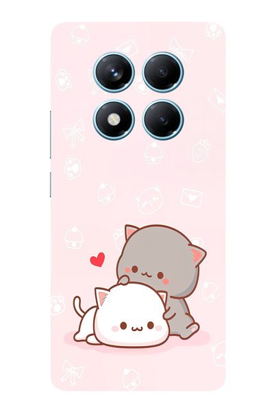 TechTree حافظة سيليكون متوافقة مع هاتف Redmi Note 14 PRO 4G، لطيفة وريموتية، مطبوع