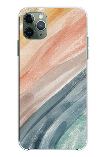 TechTree iPhone 11 Pro Max Compatible Modern Color Palette Printed Silicone Case