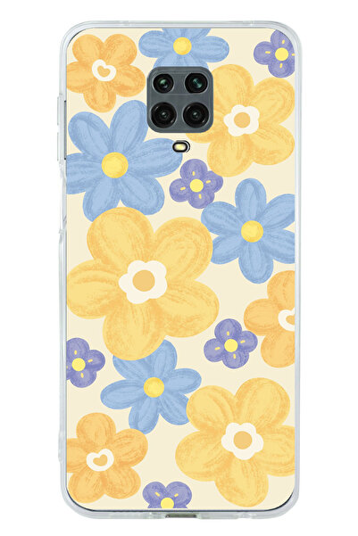 TechTree Redmi Note 9 Pro-9S Compatible Soft Pastel Flower Garden Printed Silicone Case
