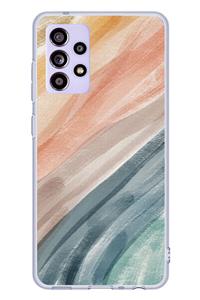 TechTree Samsung Galaxy A52-A52S Compatible Modern Color Palette Printed Silicone Case