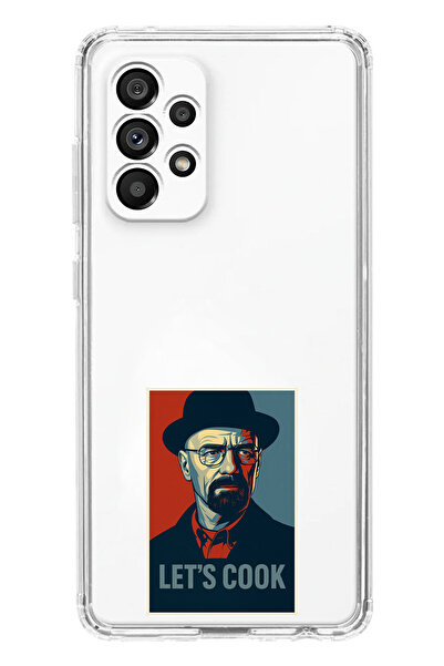 TechTree حافظة سيليكون متوافقة مع هاتف سامسونج جالاكسي A23 من Lets Cook مطبوع