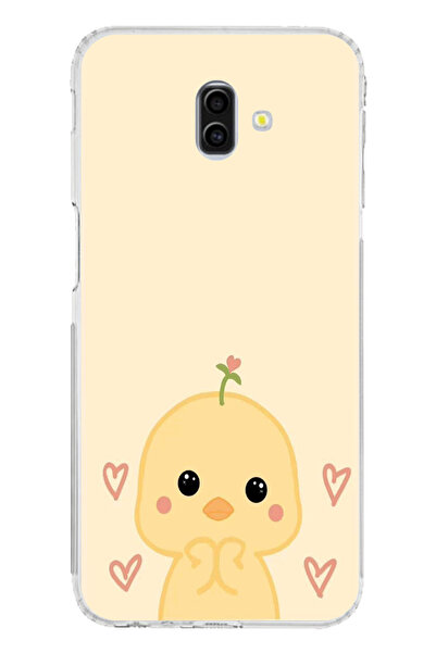 TechTree حافظة سيليكون مطبوع متوافقة مع هاتف سامسونج جالاكسي J6 بلس بنمط كتكو...