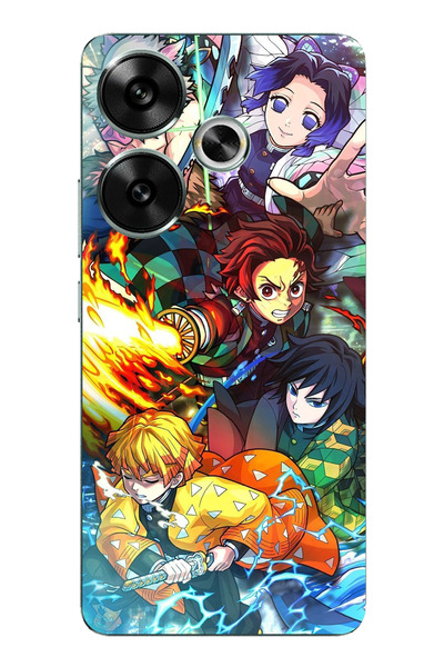 TechTree Poco F6 Compatible Demon Slayer Legend: Demon Slayers B Printed Sili...