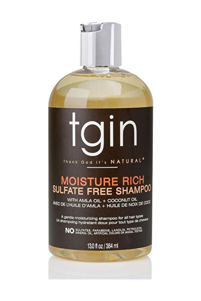 Tgin Thank Good It's Natural Moisture Shampoo, Sulfate-Rich, for Dry, Frizzy ...