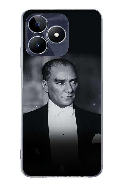 TechTree أناقة ورقيمة متوافقة مع هاتف Realme C53: حافظة سيليكون مطبوع من طراز...