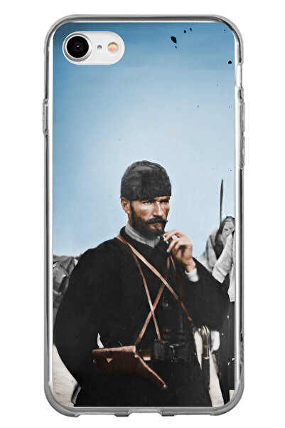 TechTree iPhone 6 - 6S Compatible Ataturk at the Front Printed Silicone Case