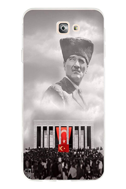 TechTree حافظة سيليكون متوافقة مع هاتف سامسونج جالاكسي J7 برايم على شكل أتاتو...