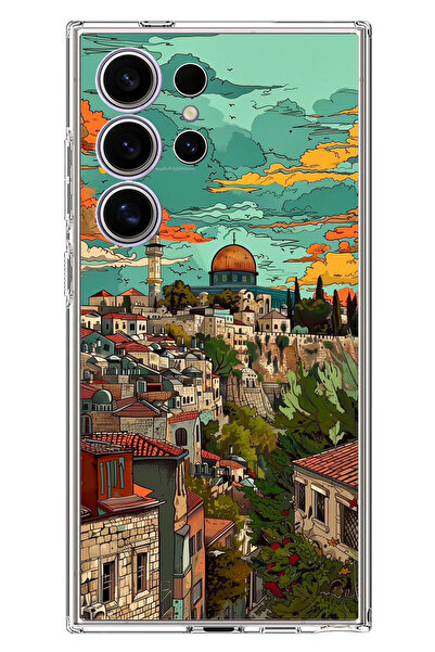 TechTree حافظة سيليكون متوافقة مع هاتف سامسونج جالاكسي S24 ULTRA من فلسطين ال...