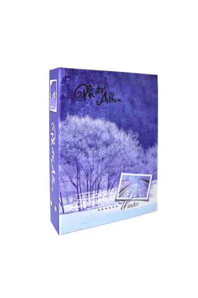 best hediye ألبوم صور شتوي منقوش مقاس 10×15 يسع 200 صورة