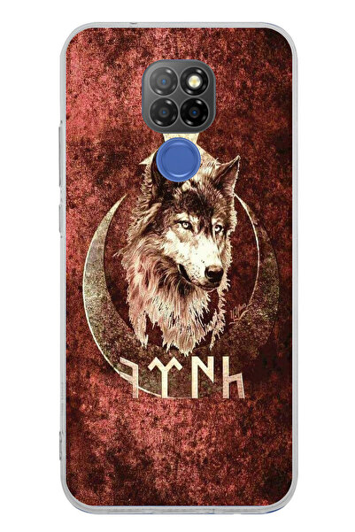 TechTree حافظة سيليكون مطبوع متوافقة مع جهاز General Mobile GM 20 مع نمط Göktürk ونمط Bozkurt