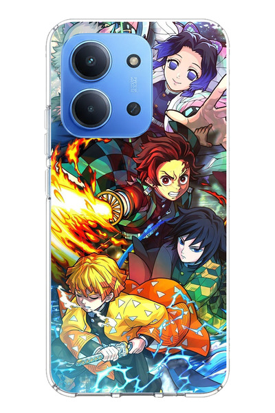 TechTree Redmi 15C Compatible Demon Slayer: Demon Slayers B Printed Silicone Case