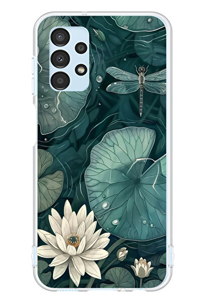 TechTree حافظة سيليكون متوافقة مع هاتف سامسونج جالاكسي A13 باللون الأخضر على ...