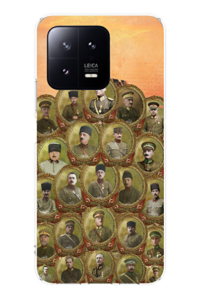 TechTree حافظة سيليكون متوافقة مع هاتف Xiaomi Mi 13 من أتاتورك وقادة الحرب لل...