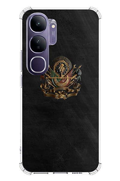 TechTree جراب سيليكون مطبوع متوافق مع هاتف Vivo V40 Lite مع تفاصيل التوجراس ا...