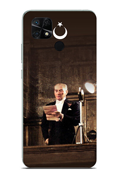 TechTree حافظة سيليكون متوافقة مع هاتف Redmi 10C - POCO C40، حافظة أتاتورك ال...