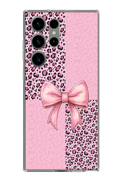 TechTree حافظة سيليكون متوافقة مع هاتف سامسونج جالاكسي S23 ULTRA بنمط الفهد ا...