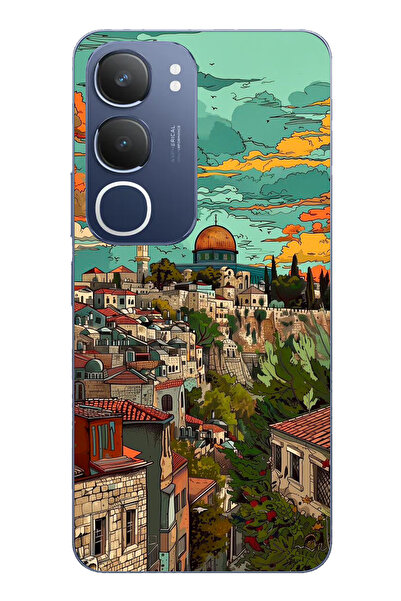 TechTree Vivo Y19S Compatible Free Palestine and Kubbetüs Sahra Printed Silic...