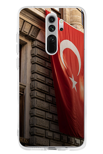 TechTree Redmi Note 8 Compatible Giant Turkish Flag Printed Silicone Case