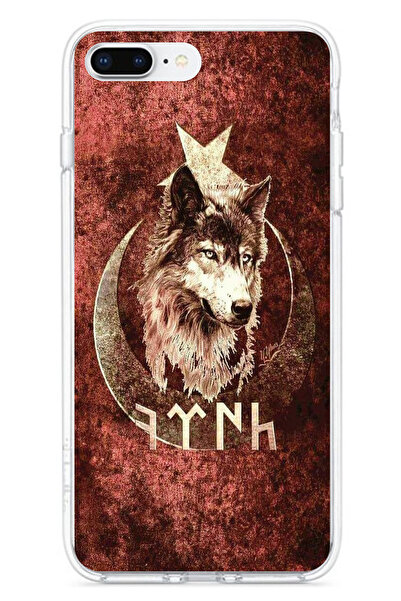 TechTree حافظة سيليكون مطبوع متوافقة مع هاتف iPhone 7 PLUS-8 PLUS مع كتابة جو...