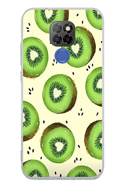 TechTree حافظة من السيليكون متوافقة مع جهاز General Mobile GM 20 وشرائح الكيوي الأخضر وCore مطبوع