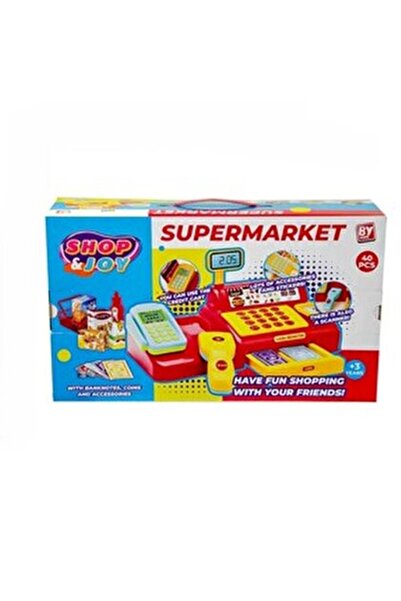 JOYFUL CHİLD Benim Marketim Shop & Joy Süper Market Yazar Kasası 40 Parça Eği...