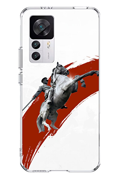 TechTree جراب سيليكون متوافق مع هاتف Xiaomi Mi 12T-12T PRO بتصميم حصان منتفخ ...