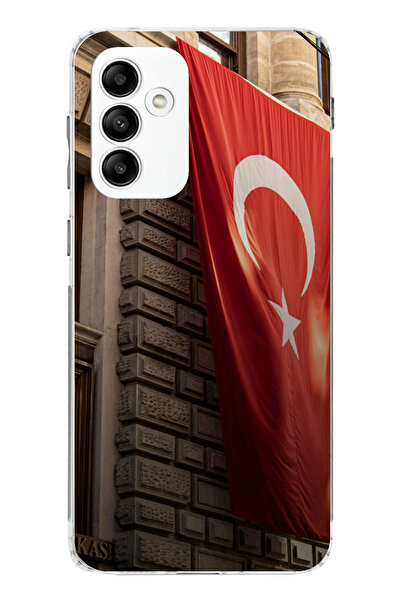 TechTree حافظة سيليكون متوافقة مع هاتف سامسونج جالاكسي A05s بتصميم العلم التر...