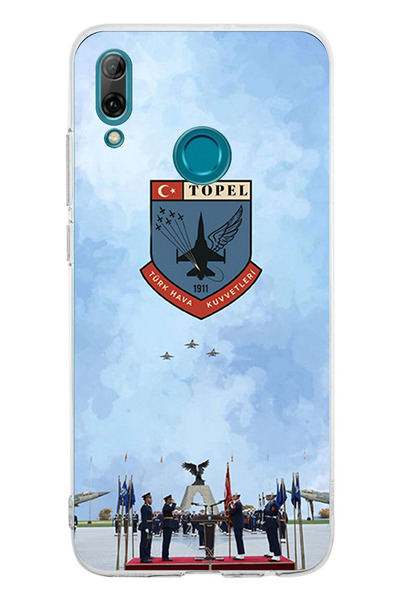 TechTree حافظة سيليكون متوافقة مع هاتف Huawei P Smart 2019 من القوات الجوية ا...