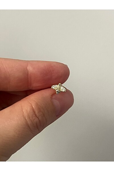 denizden silver Gümüş arı piercing