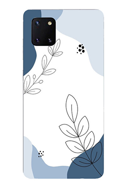 TechTree حافظة سيليكون متوافقة مع هاتف سامسونج جالاكسي نوت 10 لايت باللون الأ...